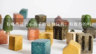 有哪些适合小孩子的益智玩具？有推荐的吗？