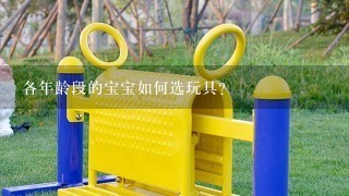 各年龄段的宝宝如何选玩具？