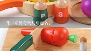 开1家新奇玩具店起名？