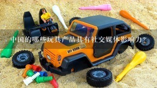 中国的哪些玩具产品具有社交媒体影响力?