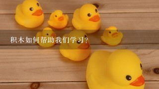 积木如何帮助我们学习?